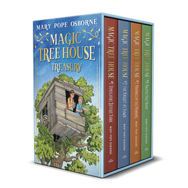  Magic Tree House Boxed Set, Books 1-4: Dinosaurs