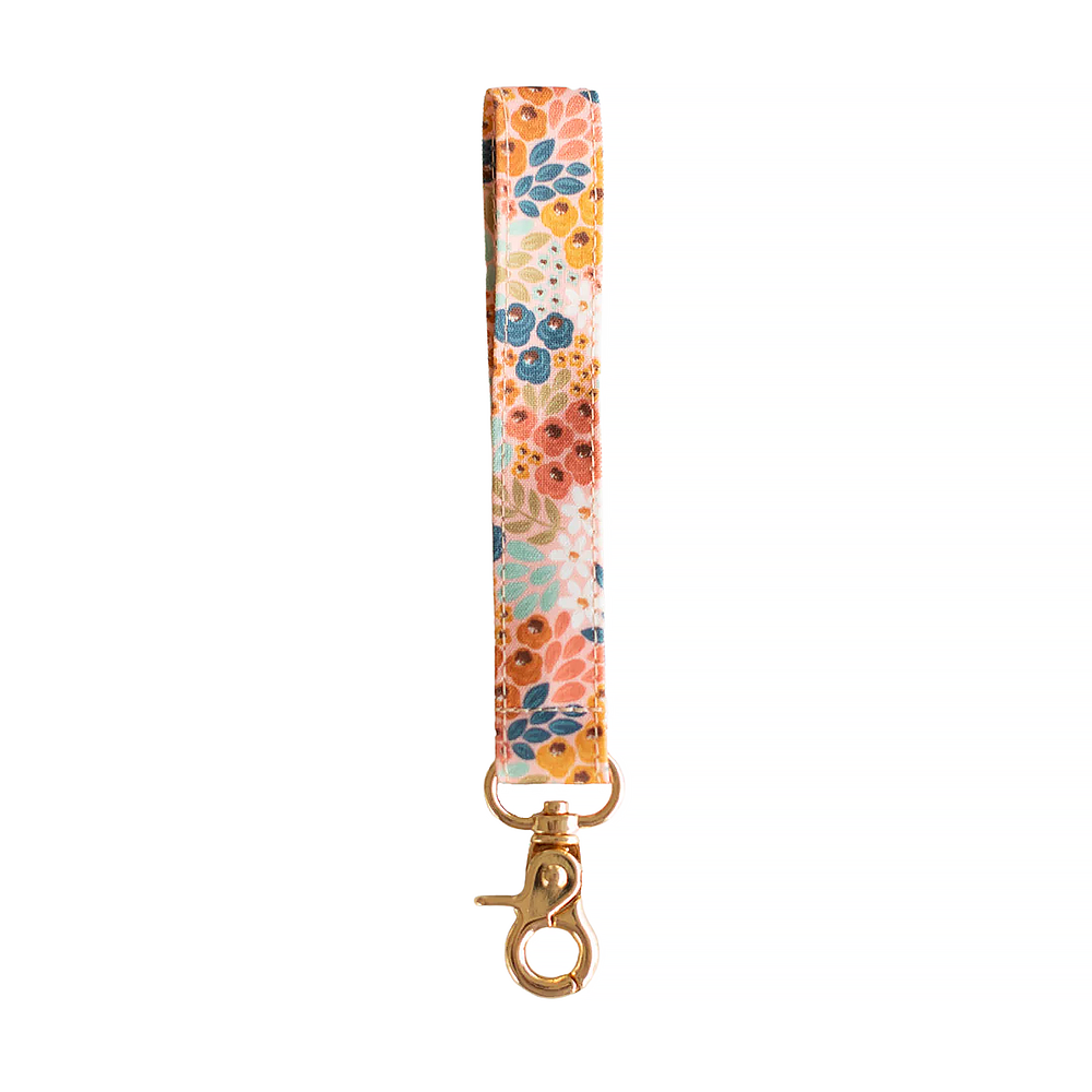 Elyse Breanne Design - Wristlet Keychain - Honeysuckle Floral