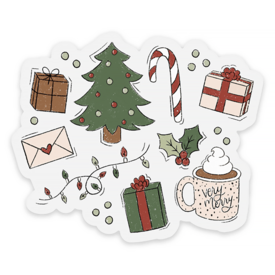 Elyse Breanne Design Elyse Breanne Design Clear Sticker - Christmas Favorites
