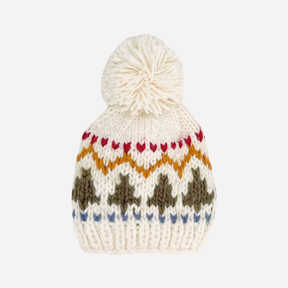 The Blueberry Hill Baby Tree Fair Isle Hat