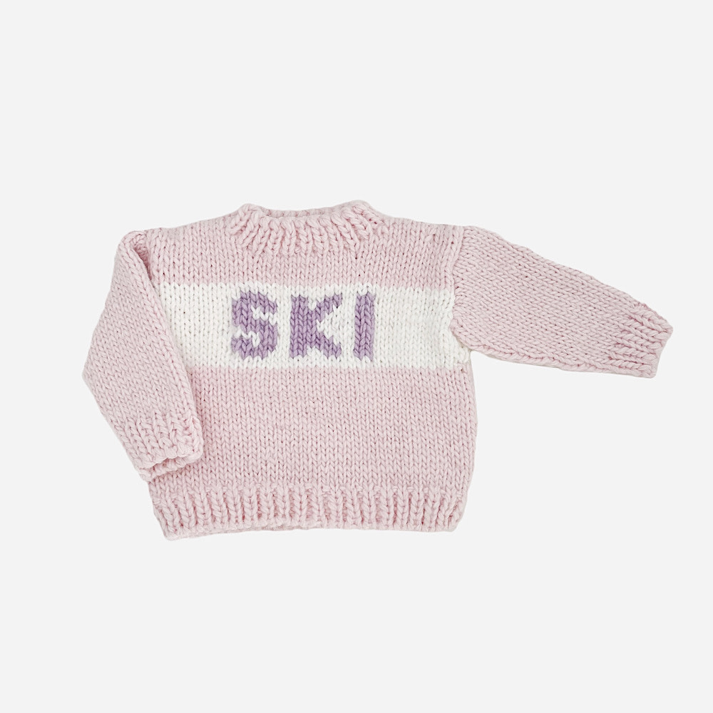The Blueberry Hill The Blueberry Hill Ski Sweater Baby Pink