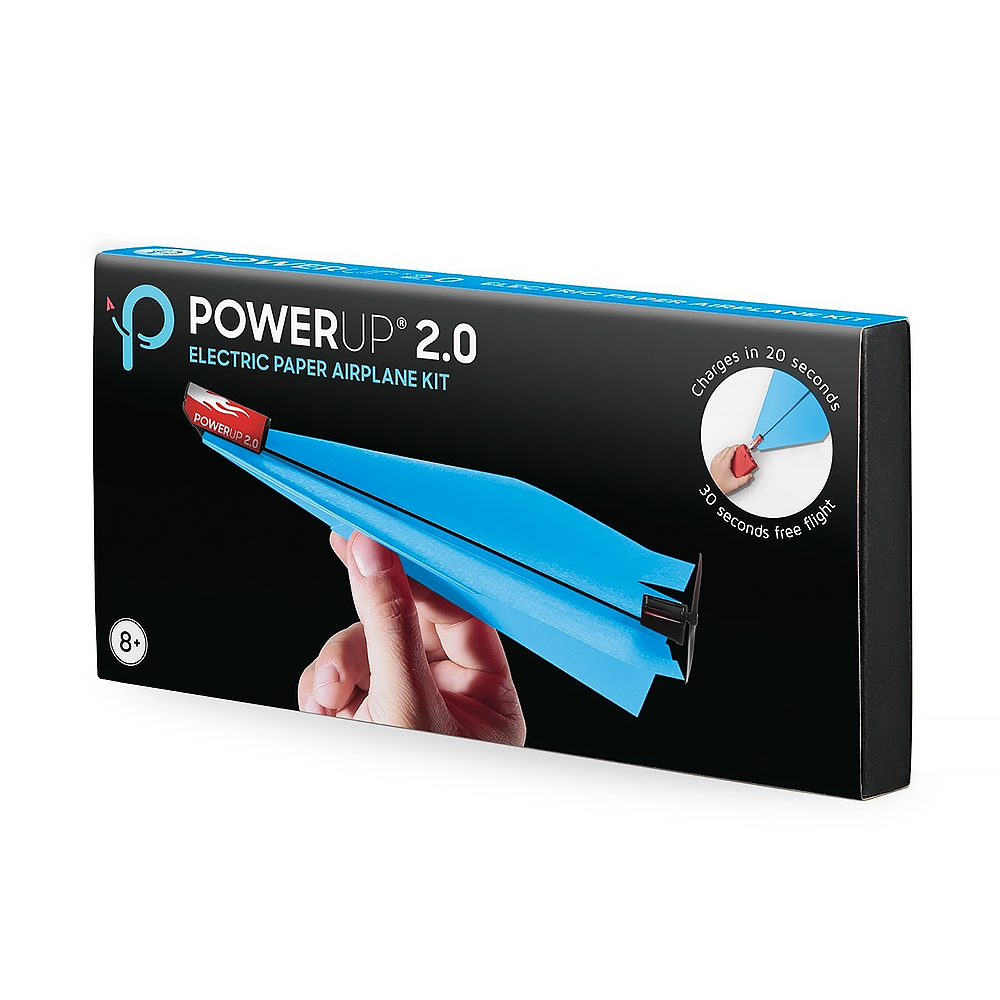 Power Up Electric Paper Airplane 2.0 - Red