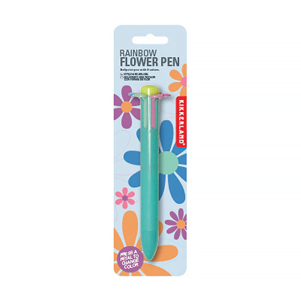 Kikkerland Rainbow Flower Pen