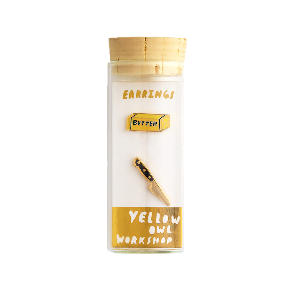 Yellow Owl Workshop Earrings - Butter Knife
