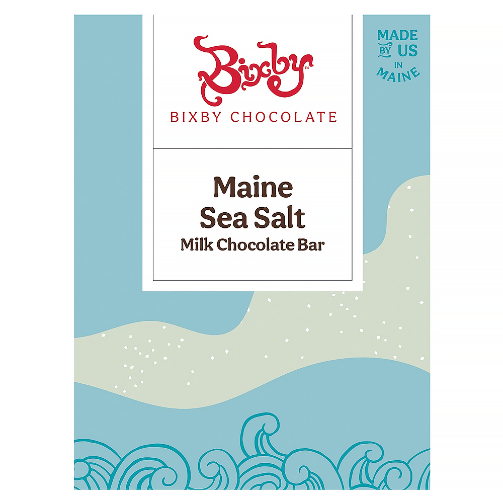 Bixby Chocolate - Maine Sea Salt Milk Chocolate Bar