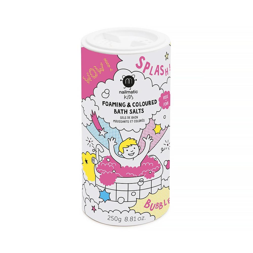 Nailmatic Nailmatic - Foaming & Coloured Bath Salts - Pink