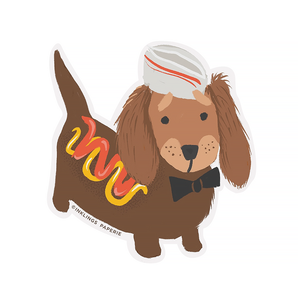 Inklings Paperie - Sticker - Hotdog