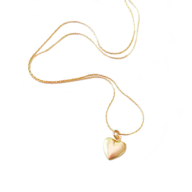 Nest Pretty Things Nest Pretty Things - Tiny Gold Heart Gold Filled Necklace