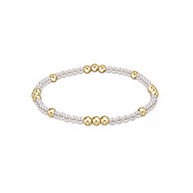 ENewton ENewton - Worthy Pattern Bracelet - 3mm Pearl