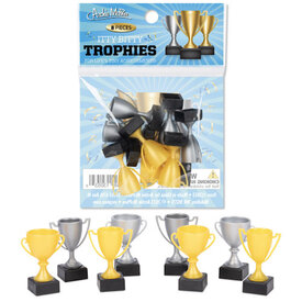 Archie McPhee Itty Bitty Trophies - Bag of 8