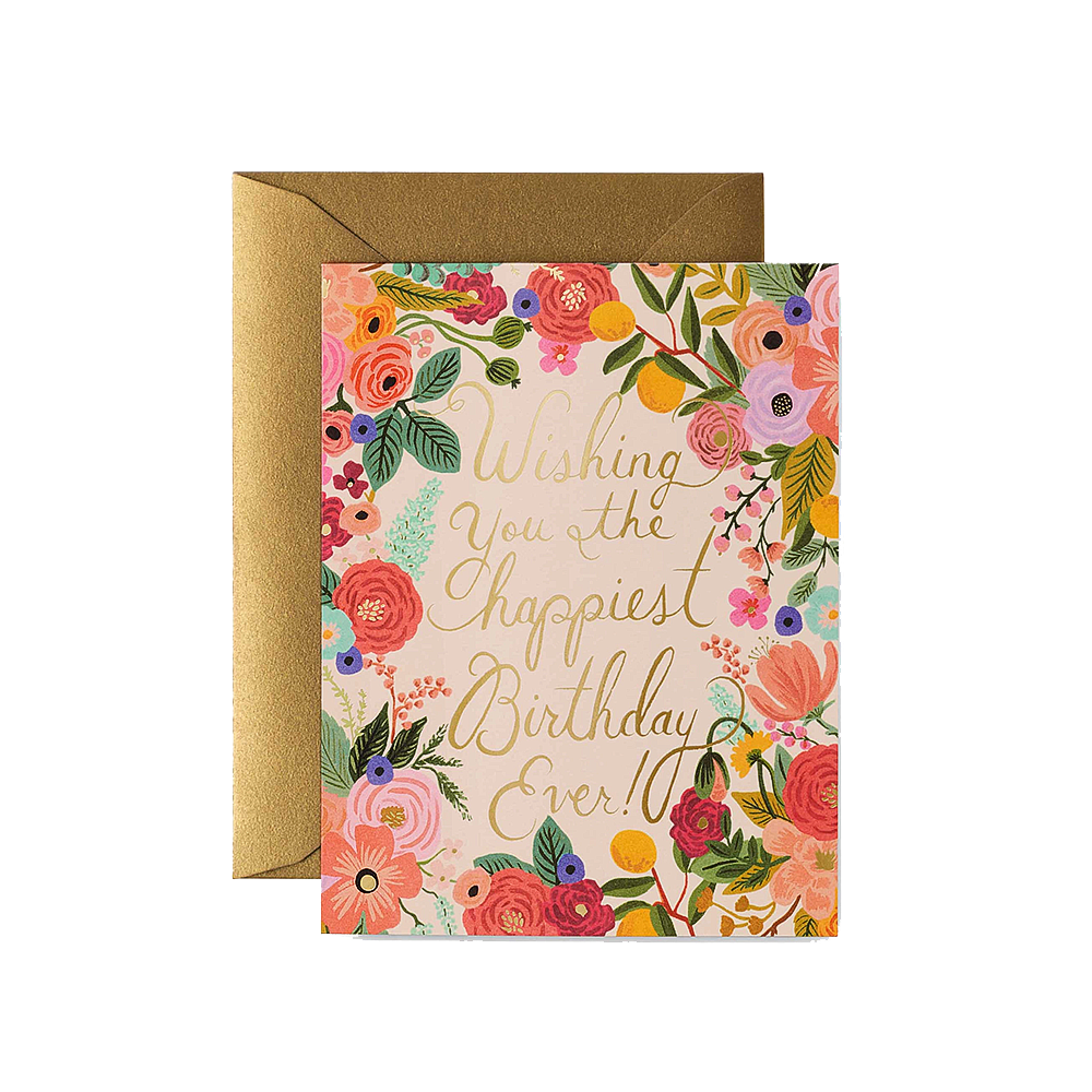 Rifle Paper Co.  Card - Happiest Garden Party Card