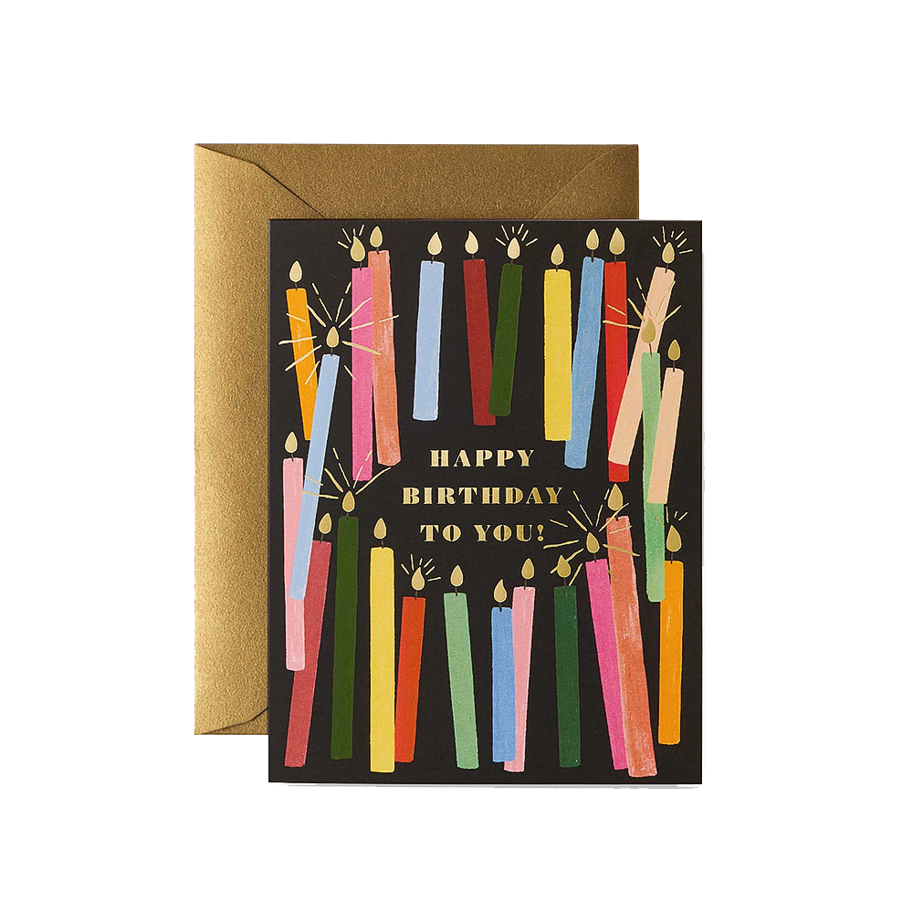Rifle Paper Co. Card - Happy Birthday To You Candles