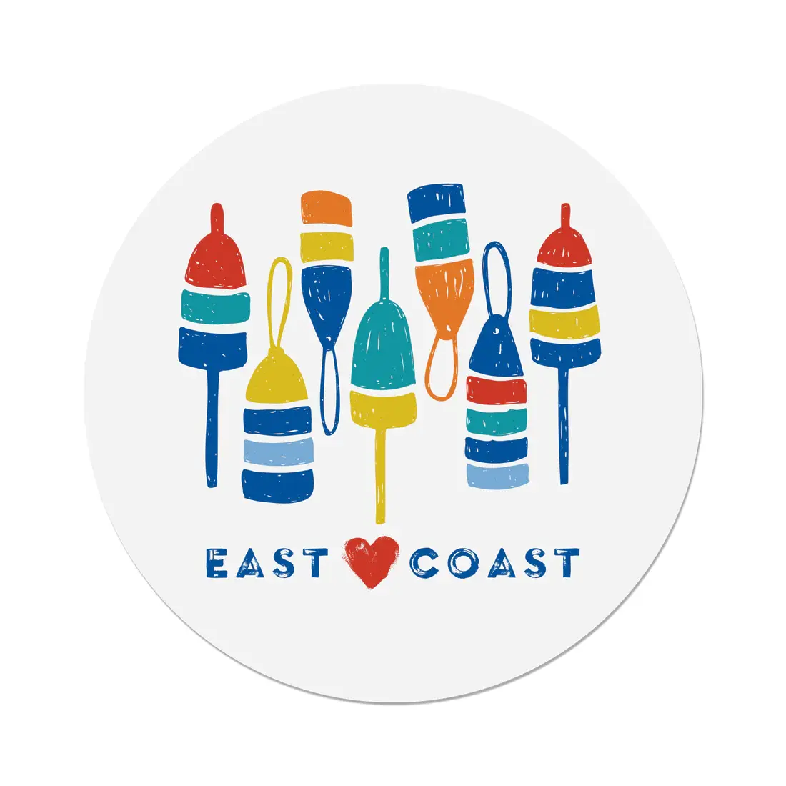 Inkwell Originals Sticker - East Coast Buoys
