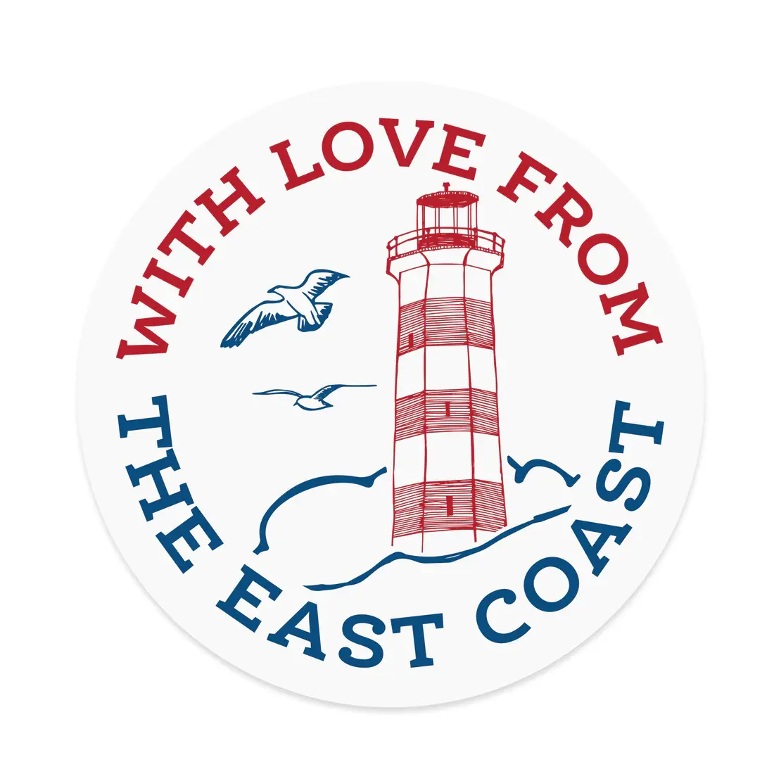 Inkwell Originals Magnet - East Coast Love