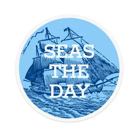 Inkwell Originals Inkwell Originals - Seas The Day Sticker