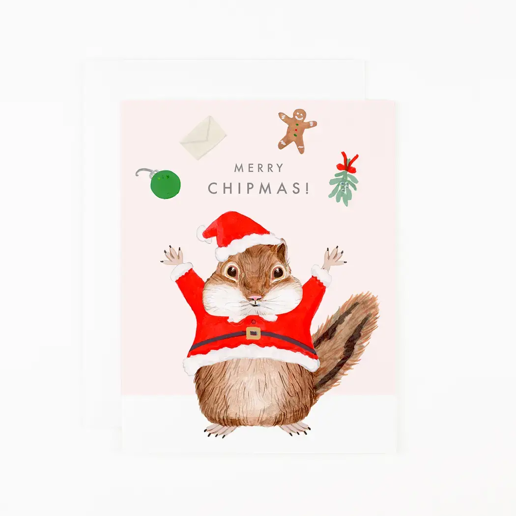 Dear Hancock Card - Merry Chipmas