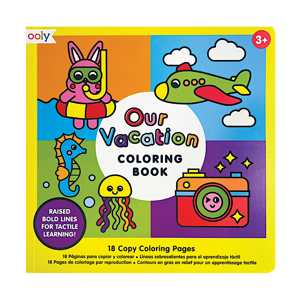 Ooly - Copy Coloring Book - Our Vacation