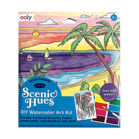 Ooly Ooly - Scenic Hues DIY Watercolor Kit - Ocean Paradise