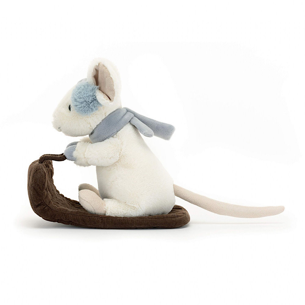 Jellycat Merry Mouse Sleighing - 7 Inches