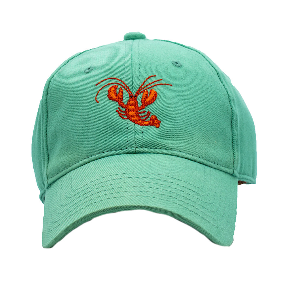 Harding Lane - Adult Baseball Hat - Vintage Lobster - Faded Seafoam