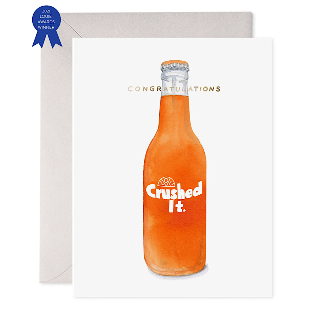 E Frances Paper E. Frances Card - Crushed It Graduation