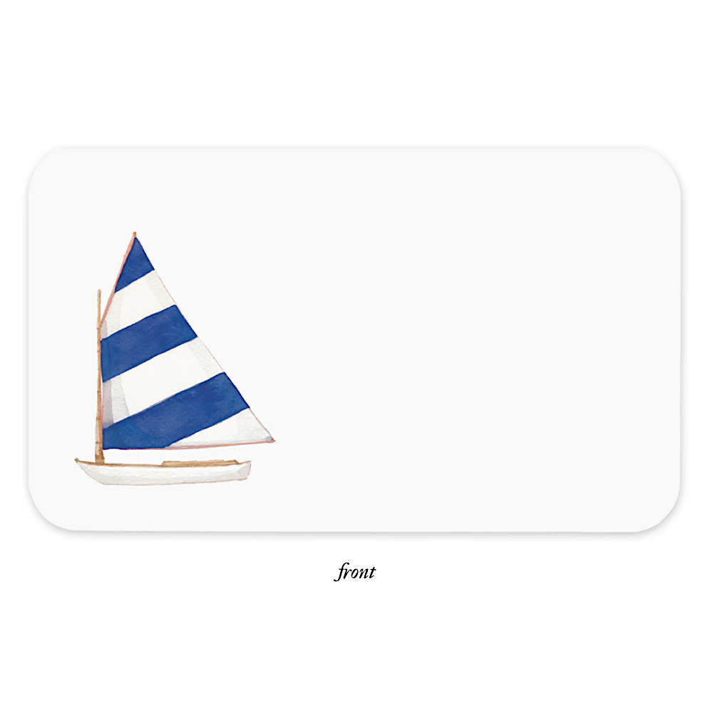 E. Frances Little Notes - Sailboat
