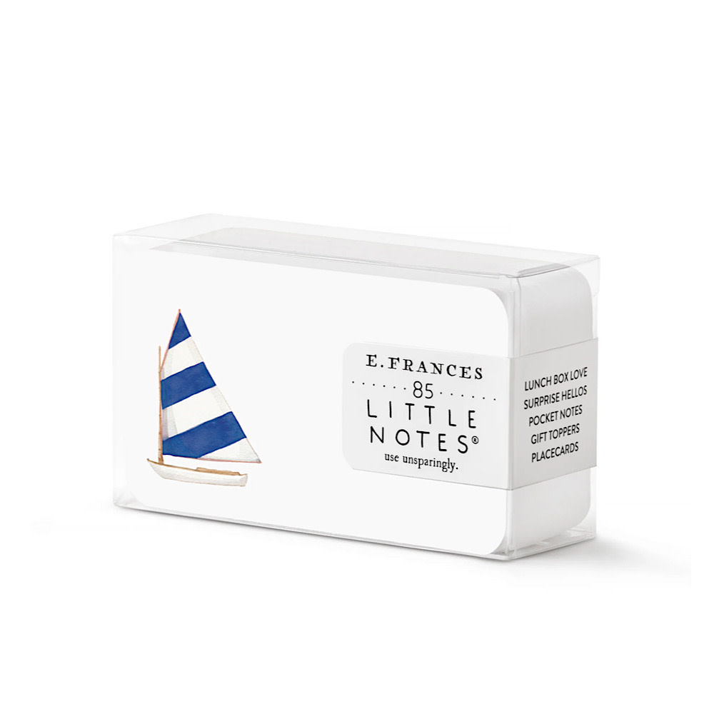 E Frances Paper E. Frances Little Notes - Sailboat