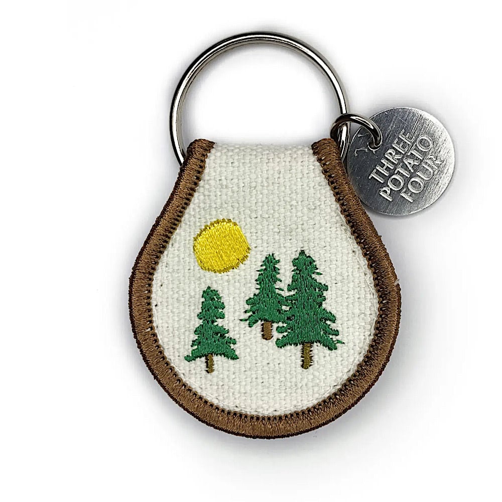 Three Potato Four Three Potato Four Patch Keychain - Evergreen