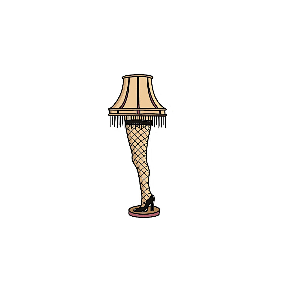 Stonedonut Design Stone Donut Designs - Leg Lamp Sticker
