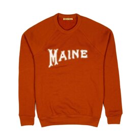 Milo in Maine Milo in Maine Sweatshirt - Rust with White Maine