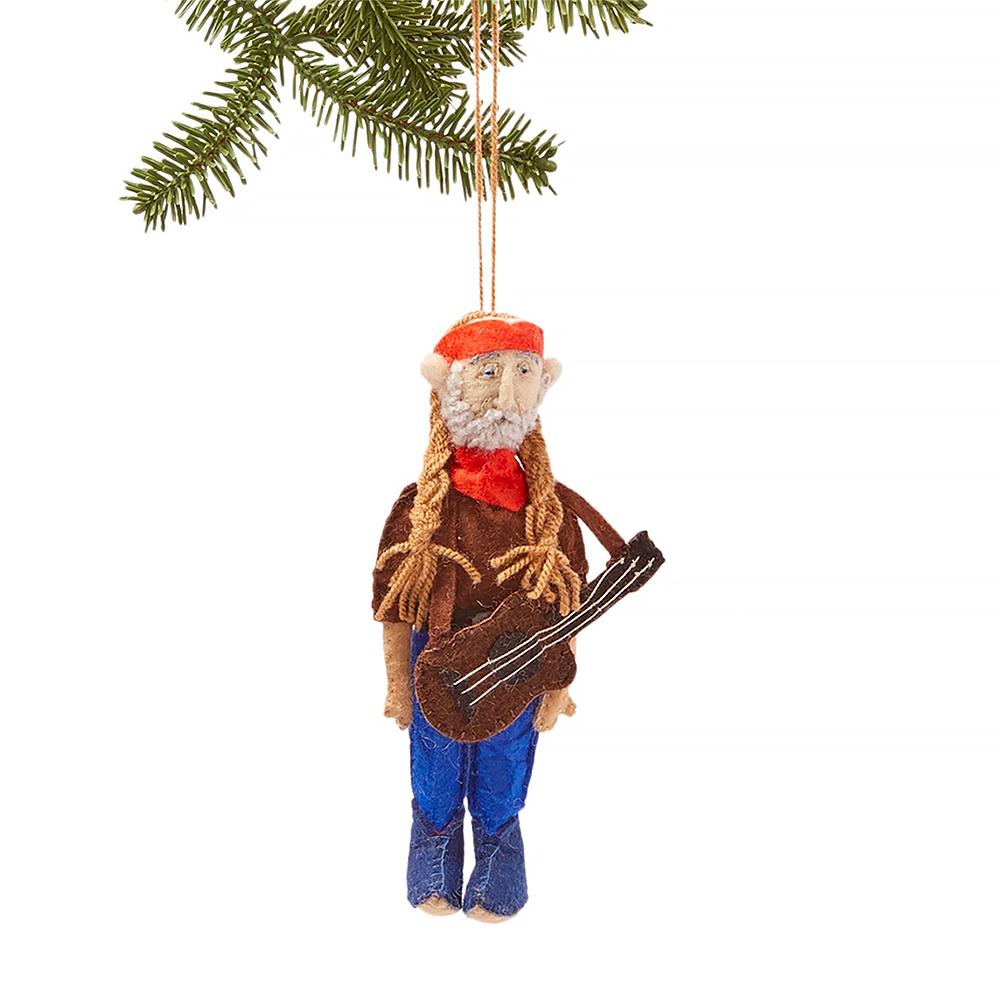 Silk Road Bazaar Silk Road Bazaar Ornament - Willie Nelson