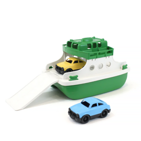 Green Toys Green Toys Ferry Boat With Cars - Green & White