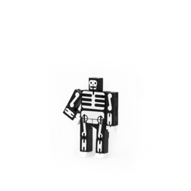 Areaware Cubebot Capsule Micro - Skeleton
