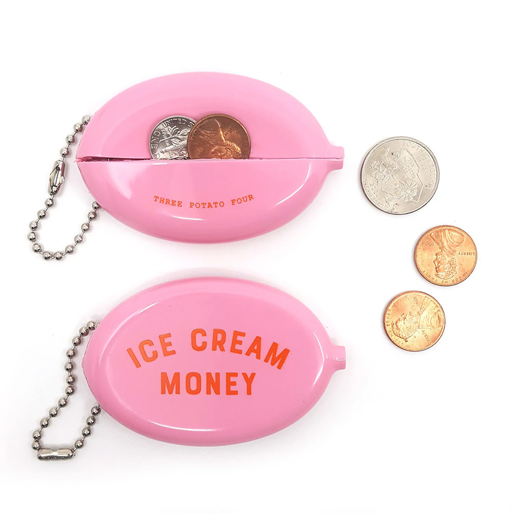 Three Potato Four - Coin Pouch - Ice Cream Money