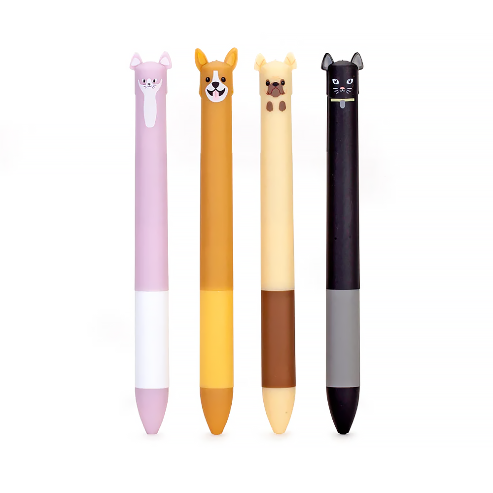 Kikkerland Multicolor Pen - Dogs and Cats