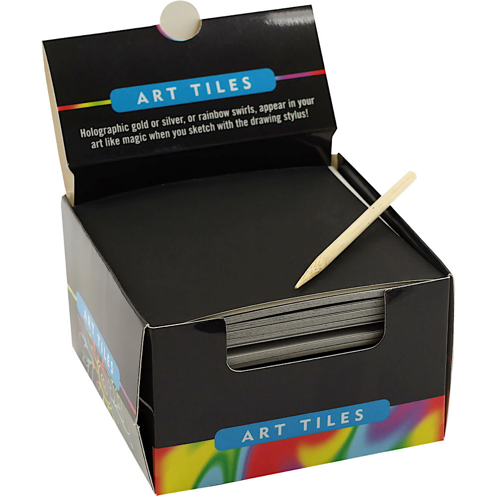 Scratch and Sketch Activity Book - Art Tiles