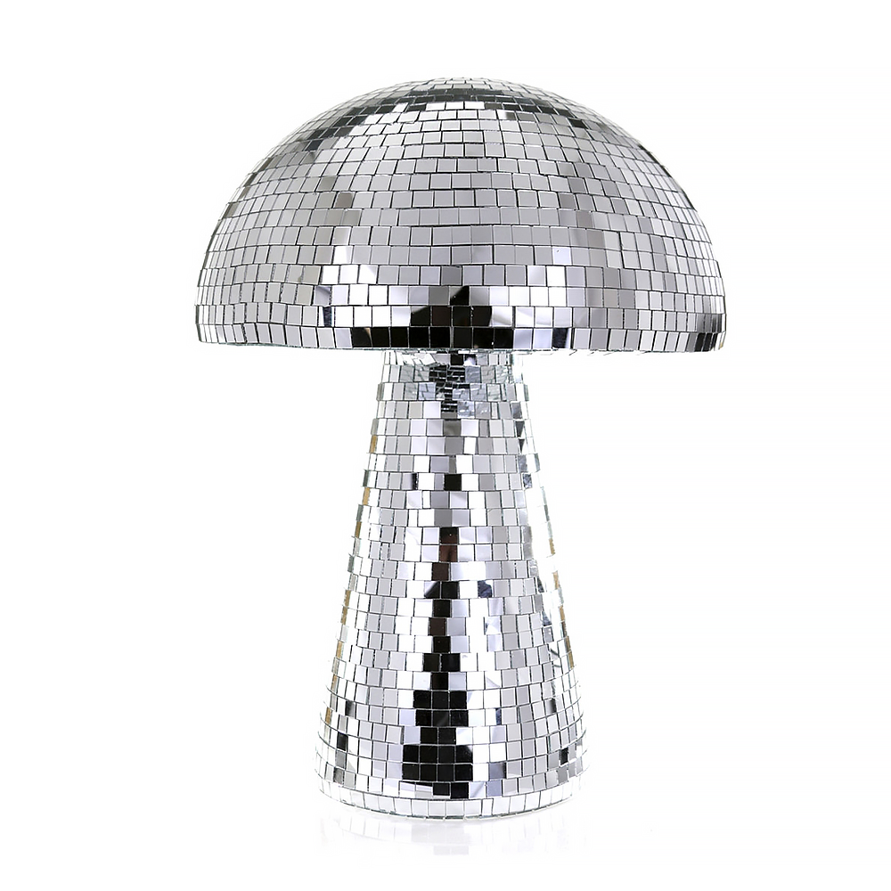 Disco Mushroom - Extra Large - Silver