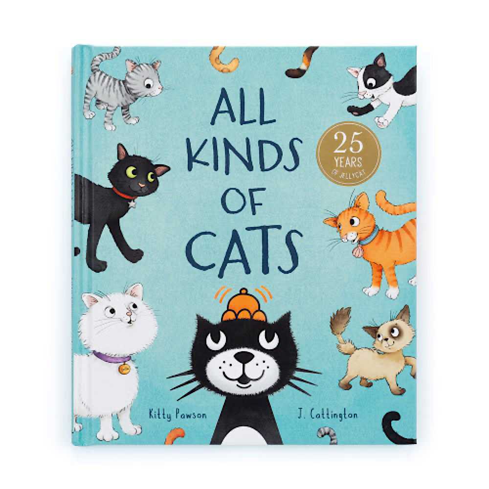 Jellycat - All Kinds of Cats - Board Book