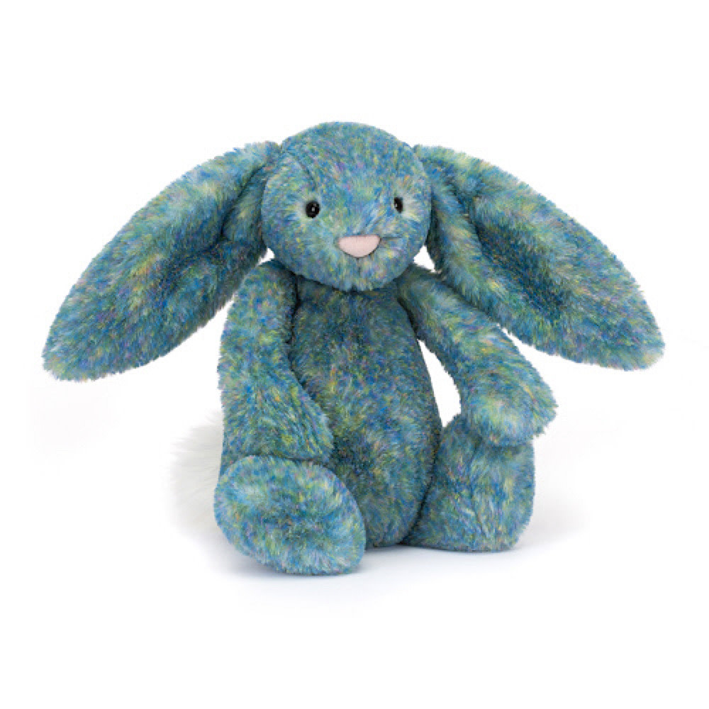 Jellycat Bashful Luxe Azure Bunny - 12 Inches