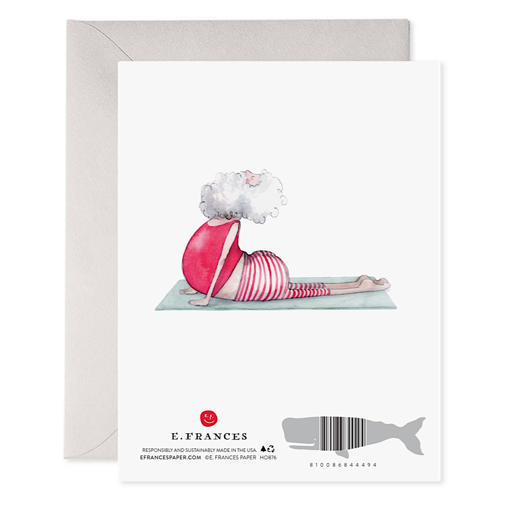 E. Frances - Yoga Santa 'Shavasanta' Card
