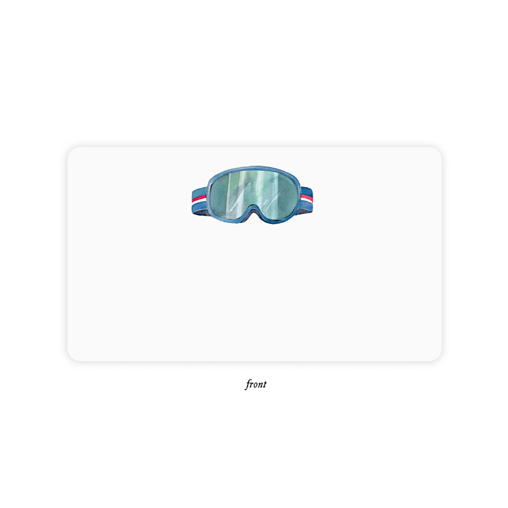 E. Frances Little Notes - Ski Goggle