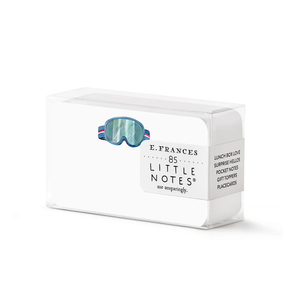 E Frances Paper E. Frances Little Notes - Ski Goggle