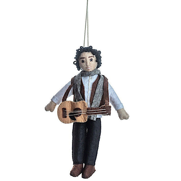 Silk Road Bazaar Ornament - Bob Dylan