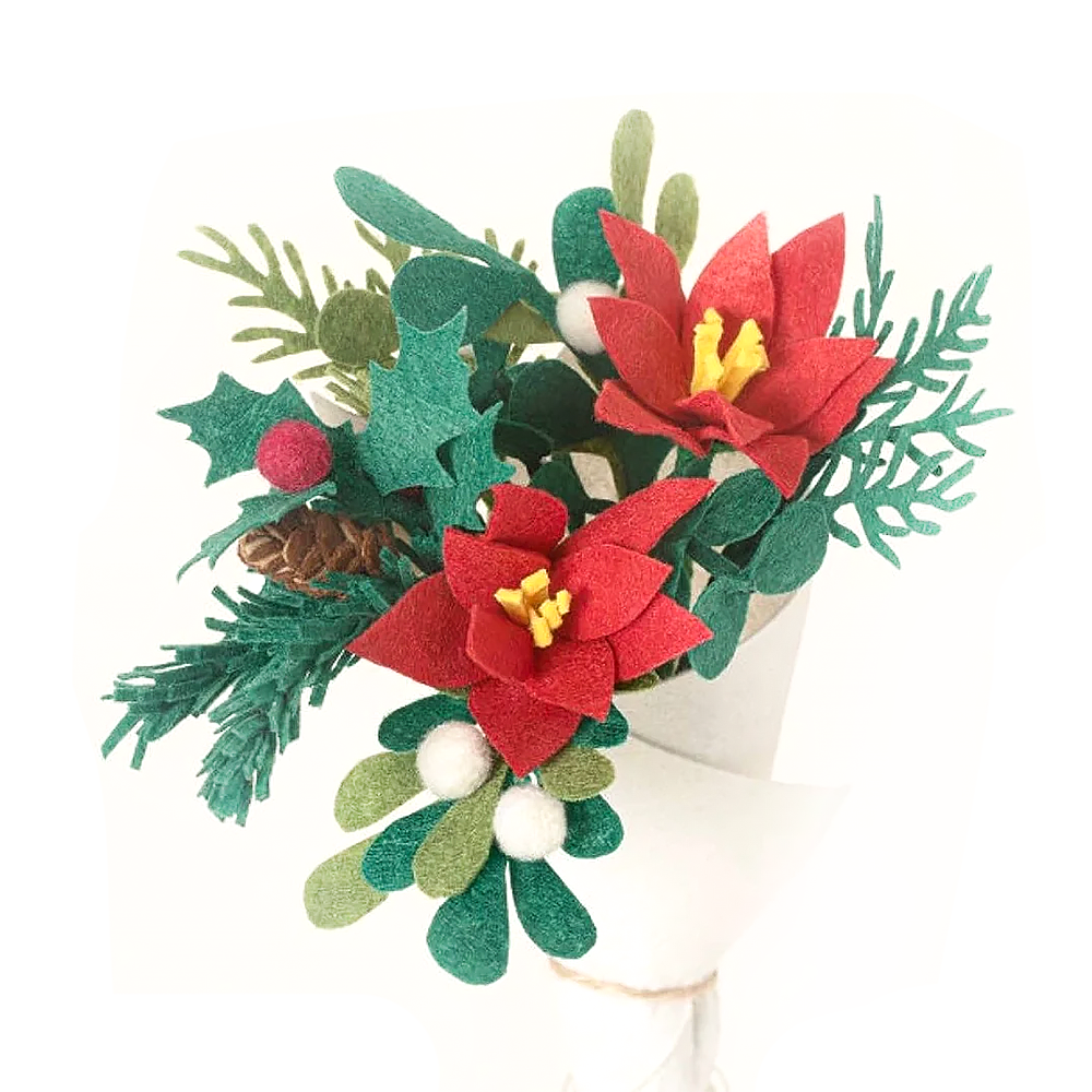 Silk Road Bazaar Silk Road Bazaar Ornament - Petite Winter Bouquet
