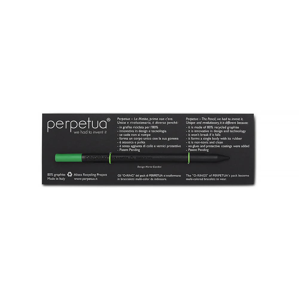 Perpetua Perpetua - Recycled Graphite Pencil - Green
