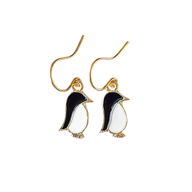 Nest Pretty Things Nest Pretty Things - Tiny Penguin Charm Earrings