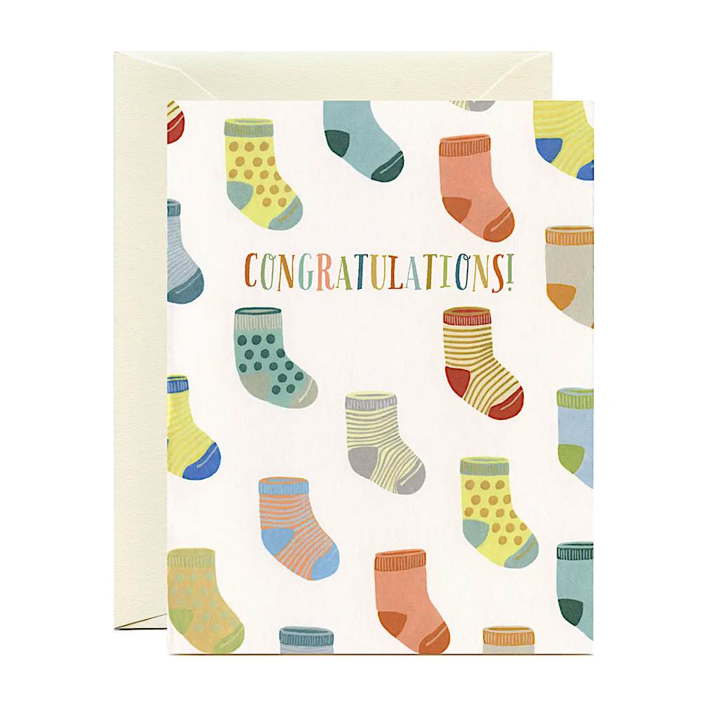 Yeppie Paper - Baby Socks Card