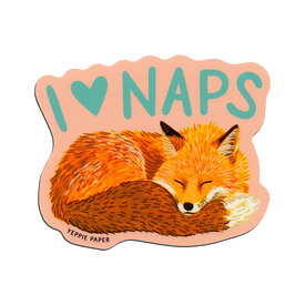 Yeppie Paper Yeppie Paper - Napping Fox Sticker