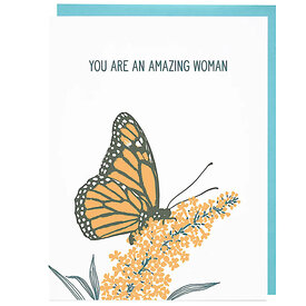 Smudge Ink Smudge Ink - Amazing Woman Monarch Card