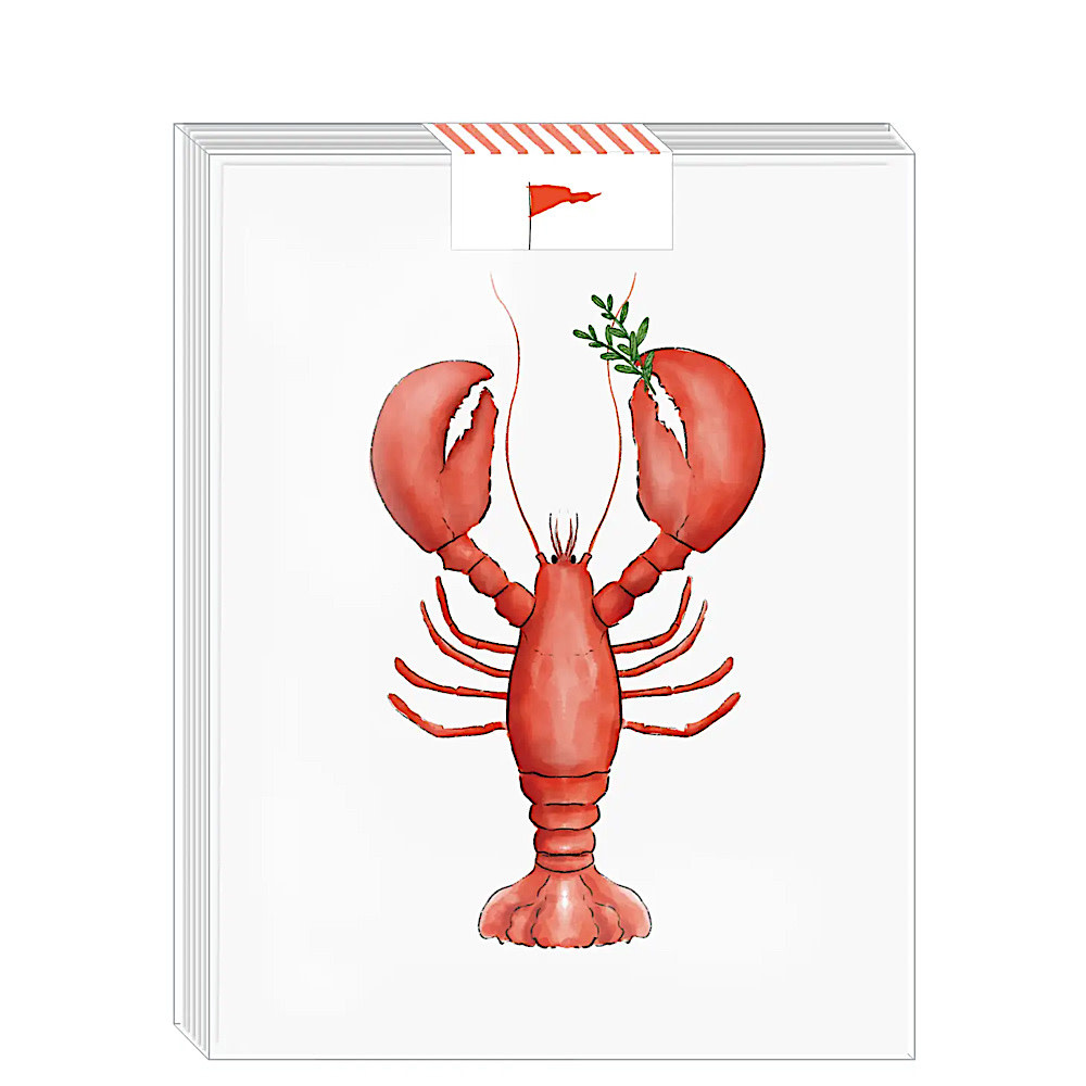 Ramus & Co. - Lobster Mistletoe Holiday Box Set of 8 Cards